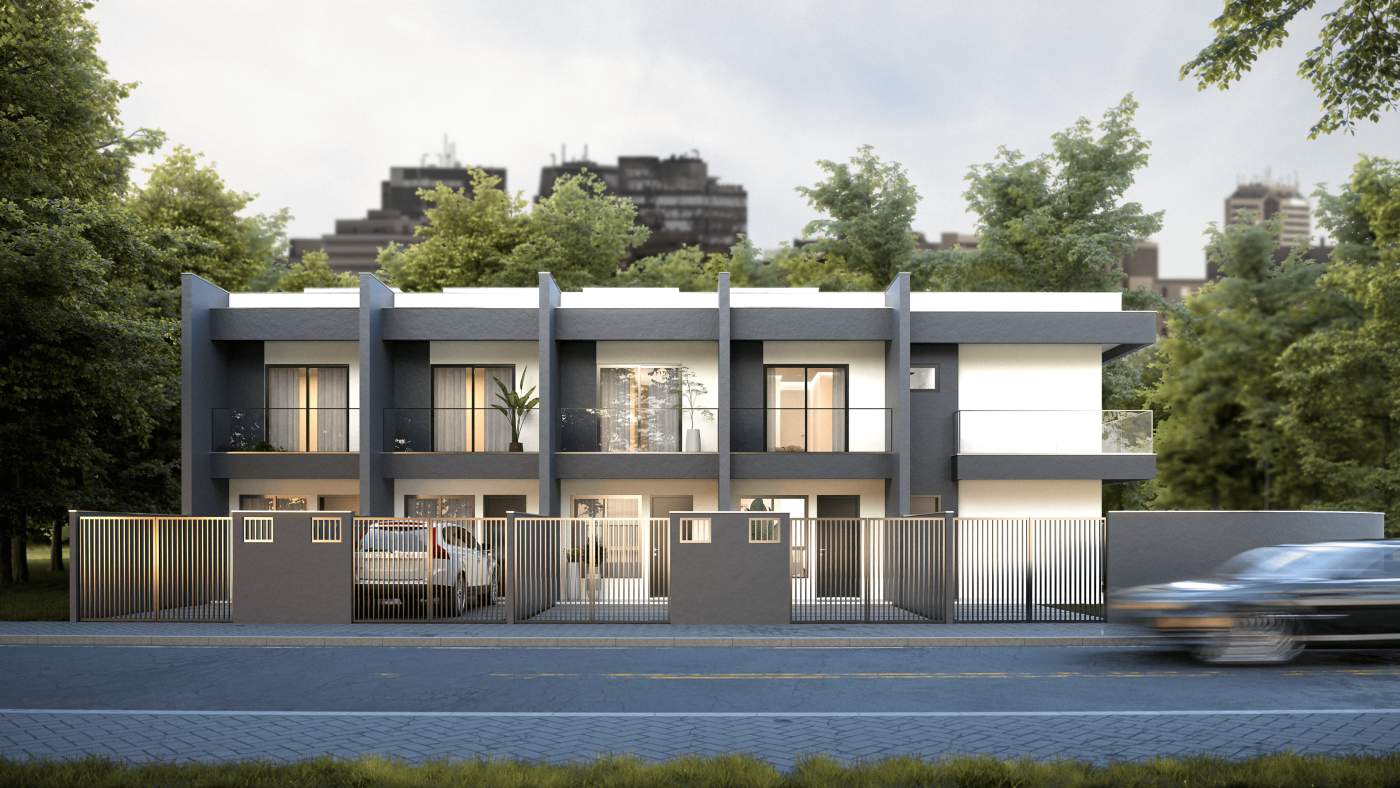 Geminado para Venda, em Joinville, bairro Nova Bras�lia, 2 dormit�rios, 2 banheiros, 1 vaga